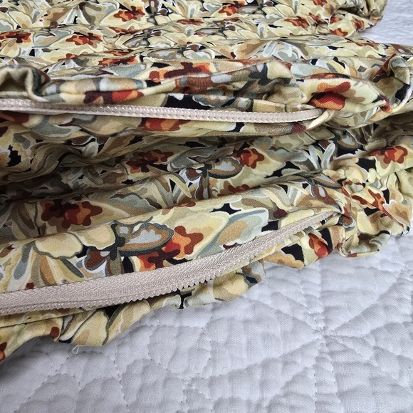 Kika Vargas Baby Quilted Ruffle Edge Floral Print Sleep Sack Wearable Blanket - Picture 9 of 14